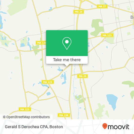 Gerald S Derochea CPA map