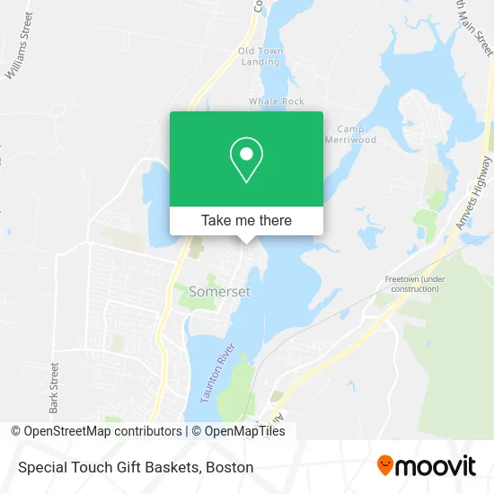 Special Touch Gift Baskets map