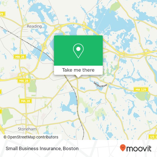 Small Business Insurance map