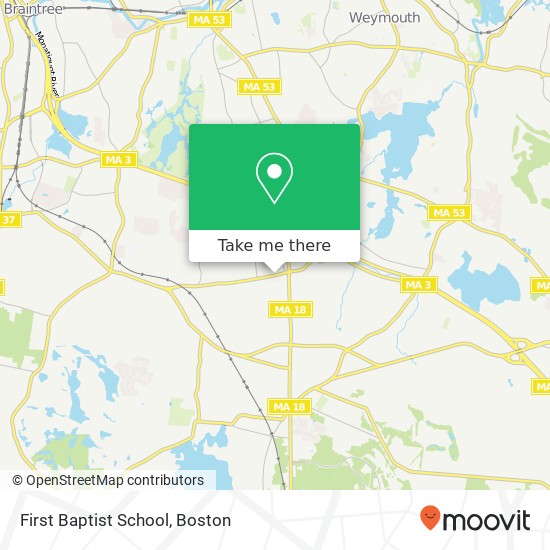 Mapa de First Baptist School