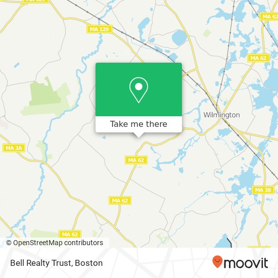 Bell Realty Trust map