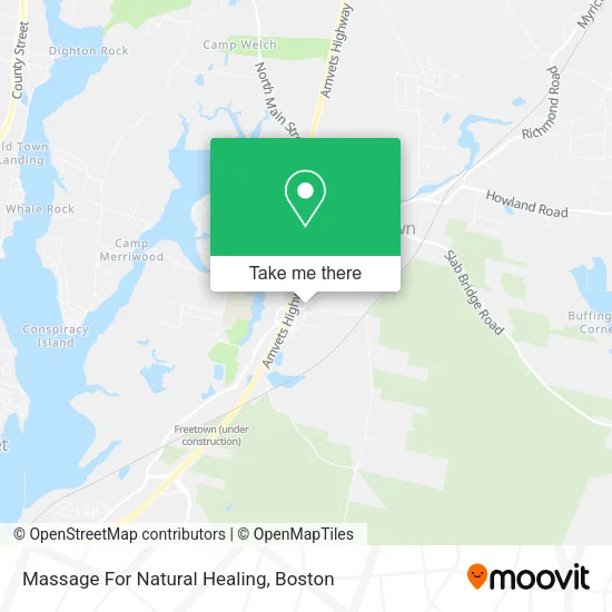 Mapa de Massage For Natural Healing