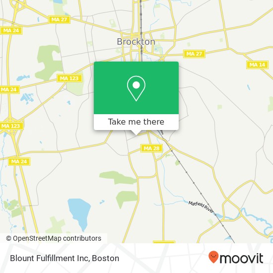 Mapa de Blount Fulfillment Inc