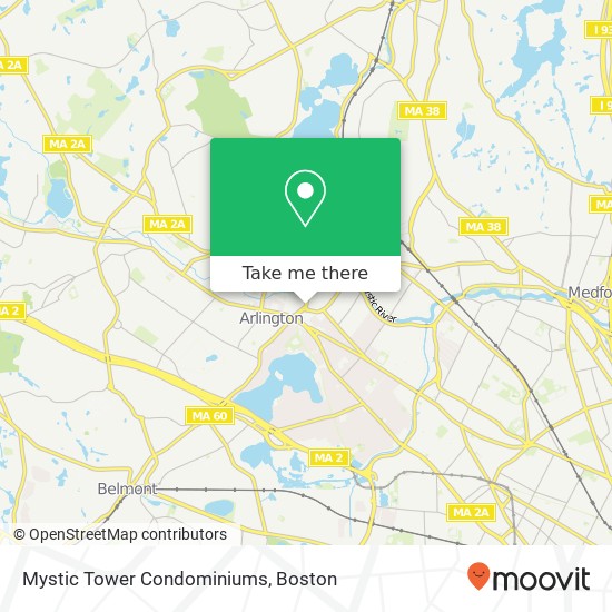 Mapa de Mystic Tower Condominiums