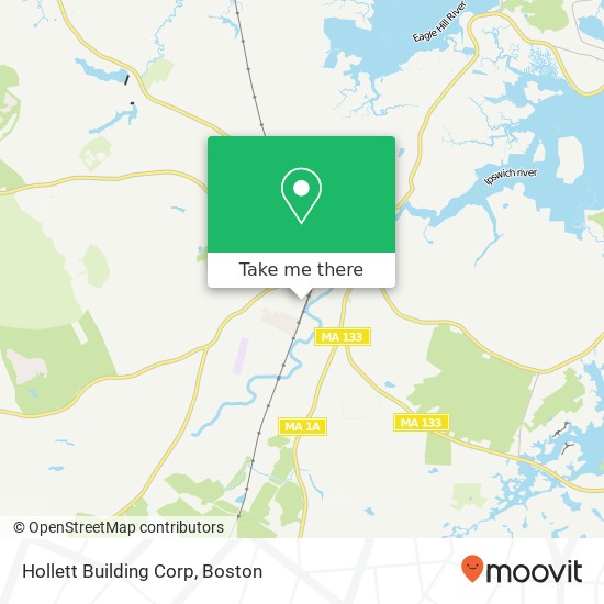 Hollett Building Corp map