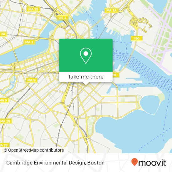 Cambridge Environmental Design map