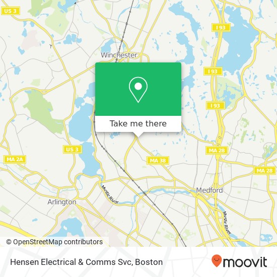 Mapa de Hensen Electrical & Comms Svc