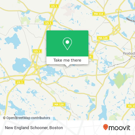 Mapa de New England Schooner