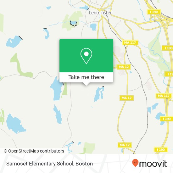 Mapa de Samoset Elementary School