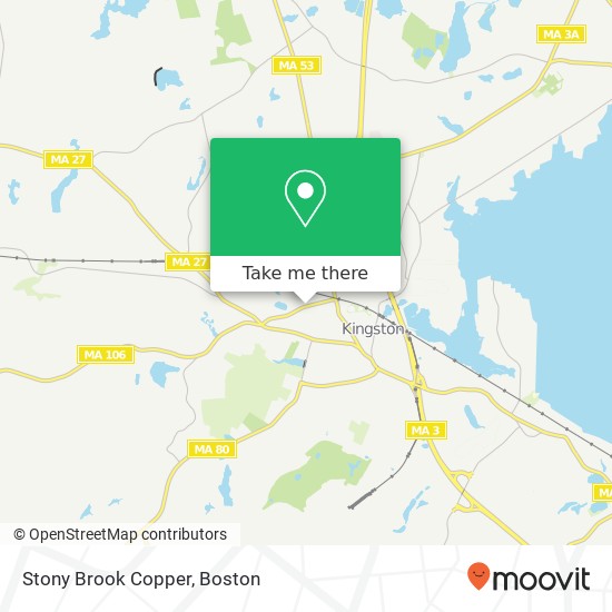 Mapa de Stony Brook Copper