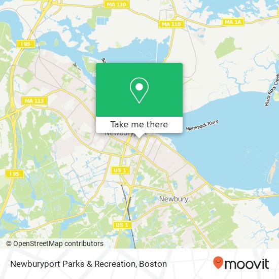 Mapa de Newburyport Parks & Recreation