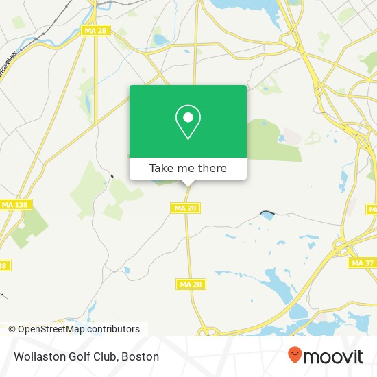 Wollaston Golf Club map