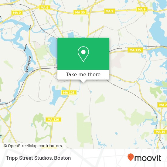 Mapa de Tripp Street Studios