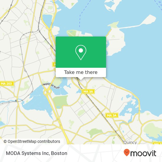 MODA Systems Inc map