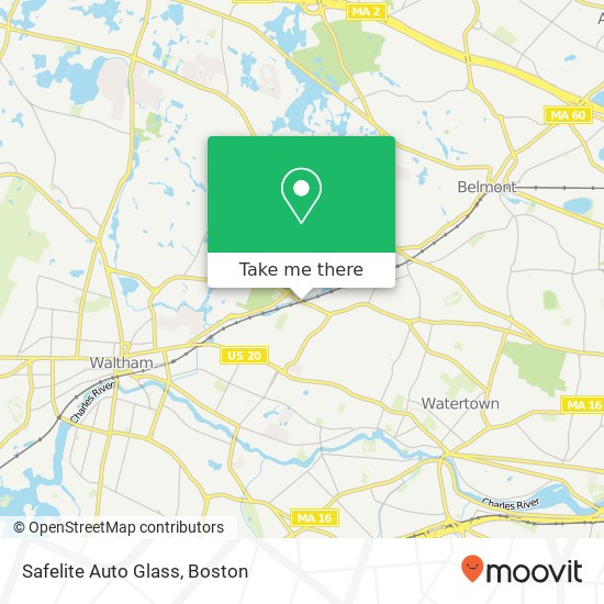 Safelite Auto Glass map