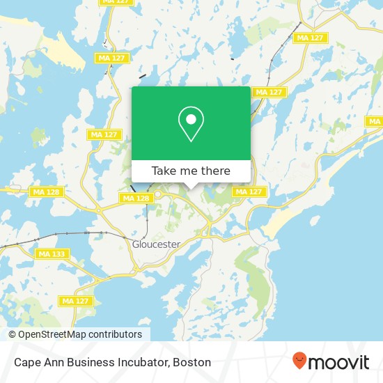 Cape Ann Business Incubator map