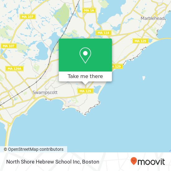 North Shore Hebrew School Inc map