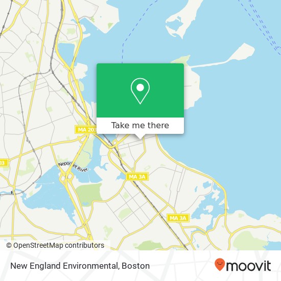 New England Environmental map