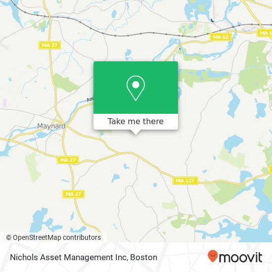 Mapa de Nichols Asset Management Inc