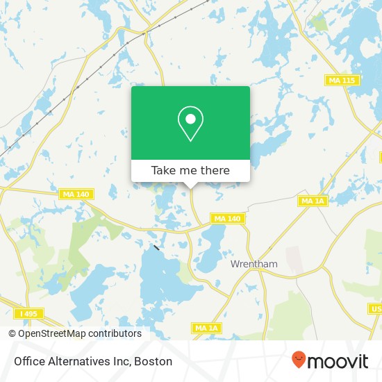 Mapa de Office Alternatives Inc