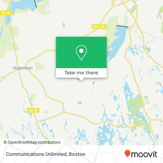 Communications Unlimited map