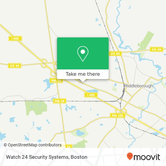 Watch 24 Security Systems map
