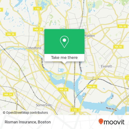 Risman Insurance map