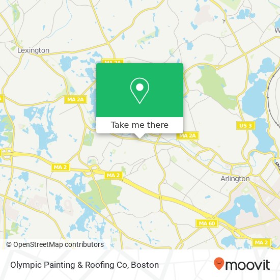 Olympic Painting & Roofing Co map