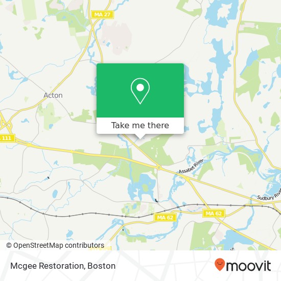 Mcgee Restoration map