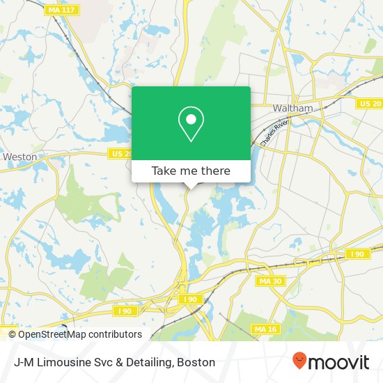 Mapa de J-M Limousine Svc & Detailing