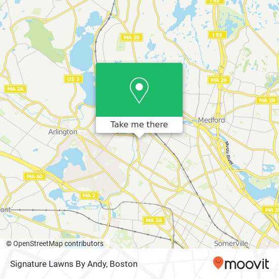 Signature Lawns By Andy map