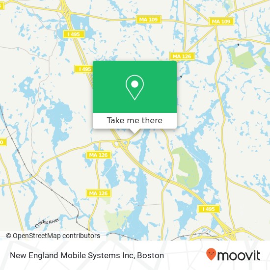 Mapa de New England Mobile Systems Inc