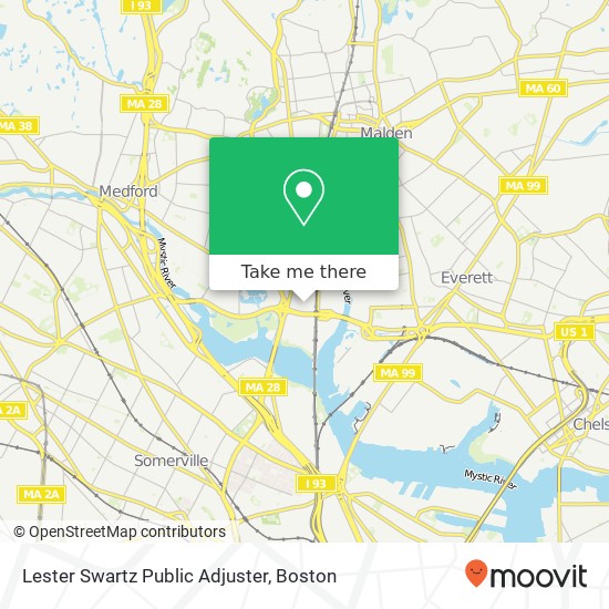 Mapa de Lester Swartz Public Adjuster