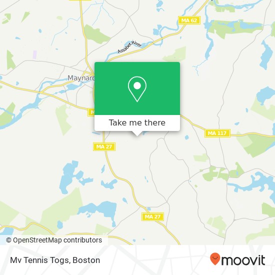 Mv Tennis Togs map
