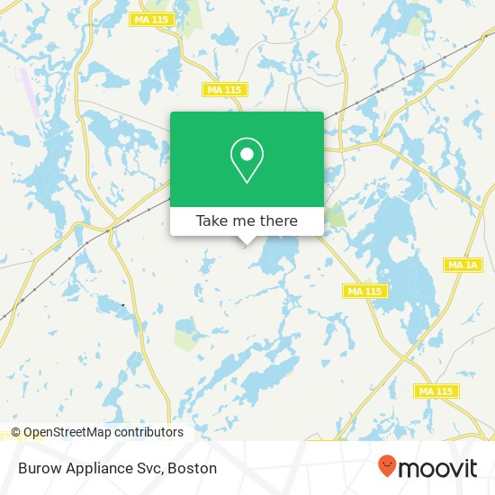 Mapa de Burow Appliance Svc