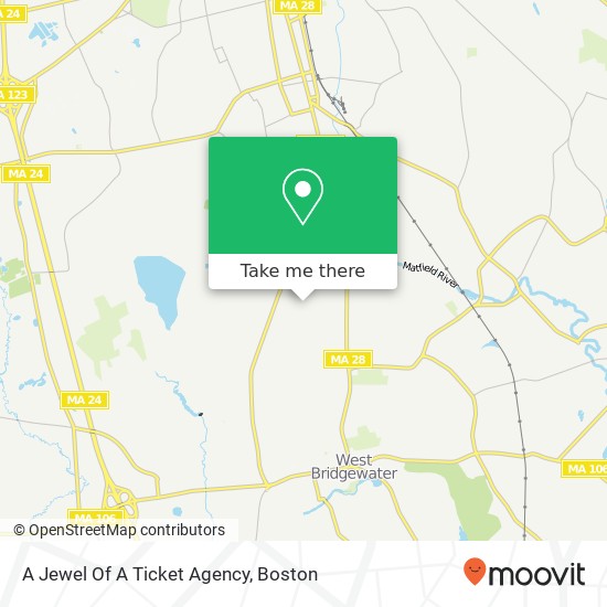 Mapa de A Jewel Of A Ticket Agency