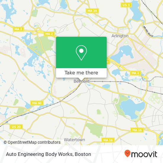 Mapa de Auto Engineering Body Works