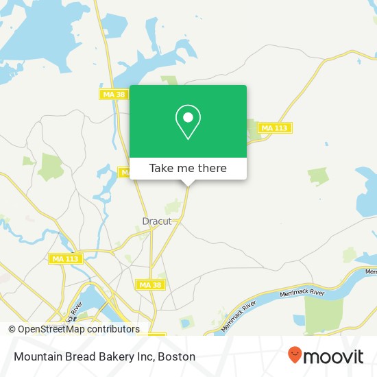 Mountain Bread Bakery Inc map
