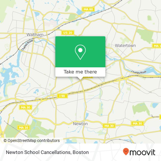Mapa de Newton School Cancellations