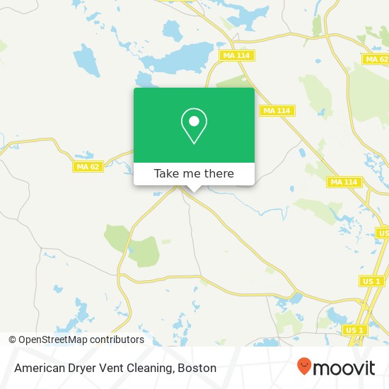 American Dryer Vent Cleaning map