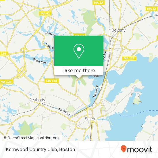 Mapa de Kernwood Country Club