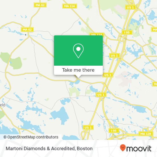 Martoni Diamonds & Accredited map