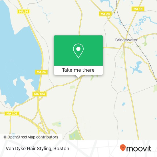 Van Dyke Hair Styling map