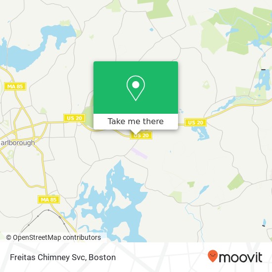 Freitas Chimney Svc map