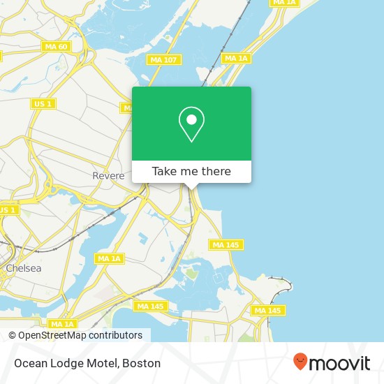 Mapa de Ocean Lodge Motel
