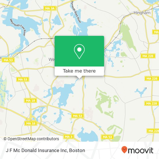 J F Mc Donald Insurance Inc map