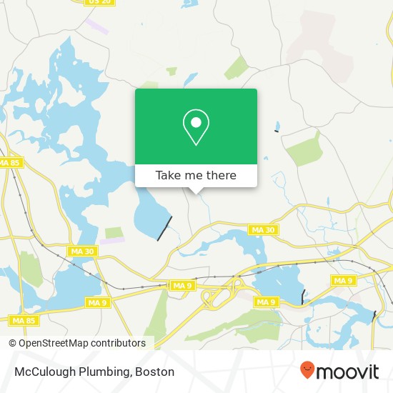 McCulough Plumbing map