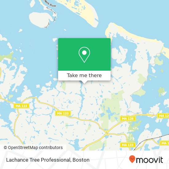 Lachance Tree Professional map