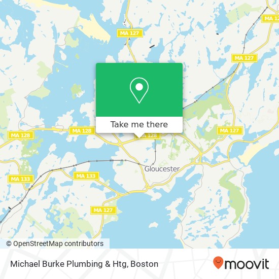 Mapa de Michael Burke Plumbing & Htg