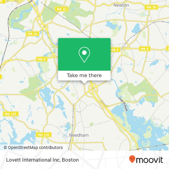 Lovett International Inc map